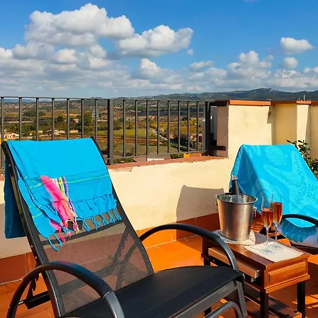 Les Voltes Iii - Stunning 5bd With Panoramic Views In Hilltop Wine Village * Barbara